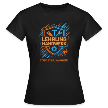 Eine Lehre im Handwerk - das ist die Zukunft - Frauen T-Shirt - Schwarz - Vorne - AI Model Female 172 dark (172cm)