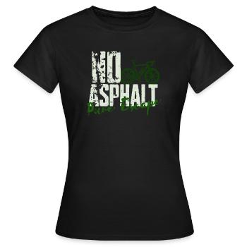 No Asphalt Pure Escape - Frauen T-Shirt - Schwarz - Vorne - AI Model Female 172 dark (172cm)