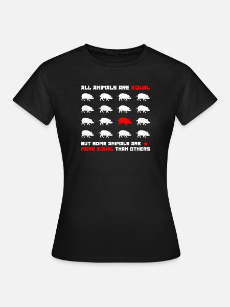 Alle Tiere sind gleich 2 - Frauen T-Shirt - Schwarz