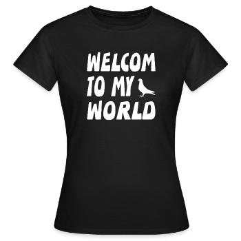Colombes - T-shirt Femme - noir - Devant - AI Model Female 172 dark (172cm)