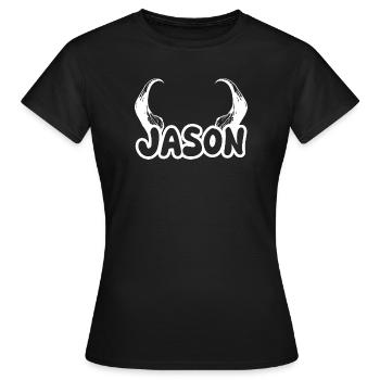 Cadeau pour Jason - T-shirt Femme - noir - Devant - AI Model Female 172 dark (172cm)