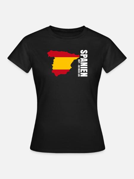 Spanien Auswandern - Frauen T-Shirt - Schwarz
