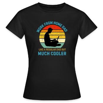 Funny Remote Worker Computer Work From Home Gift - Women's T-Shirt - black - Front - AI Model Female 172 dark (172cm)