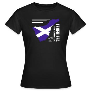 Tenerife Expatriate - Women's T-Shirt - black - Front - AI Model Female 172 dark (172cm)