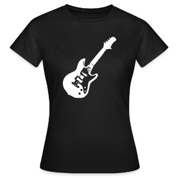 Guitariste Guitar Music Gift - T-shirt Femme - noir - Devant - AI Model Female 172 dark (172cm)