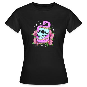 Pastel Gothic - Women's T-Shirt - black - Front - AI Model Female 172 dark (172cm)