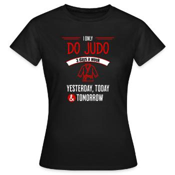Funny Judo Quote - Women's T-Shirt - black - Front - AI Model Female 172 dark (172cm)