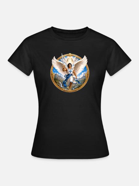 Engel - Frauen T-Shirt - Schwarz