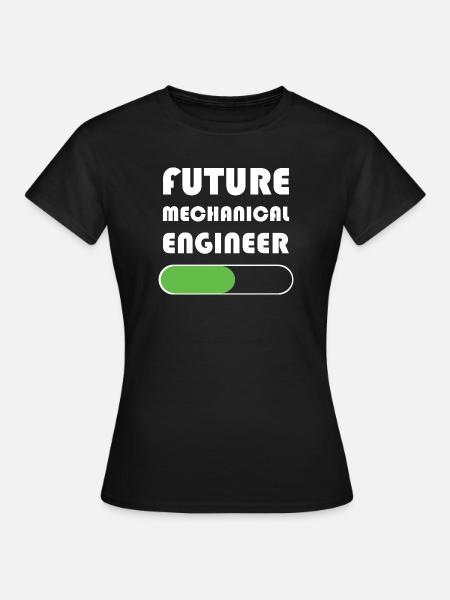 Maschinenbau Ingenieur - Frauen T-Shirt - Schwarz