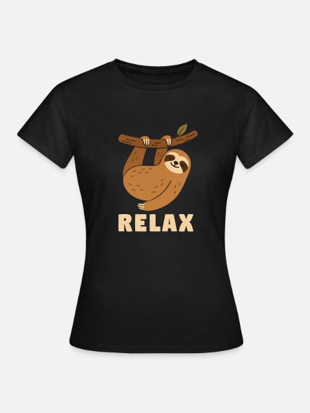 Relax - Frauen T-Shirt - Schwarz
