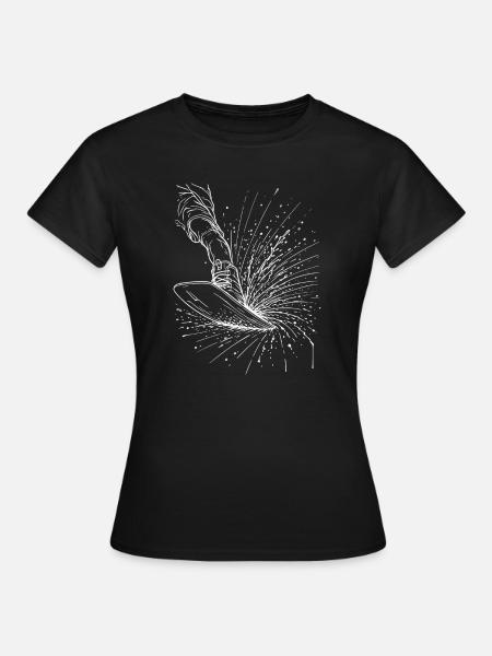 Wasserski - Frauen T-Shirt - Schwarz