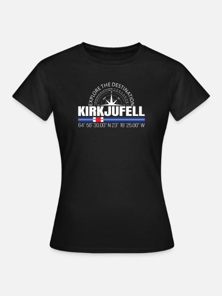 Kirkjufell - Frauen T-Shirt - Schwarz