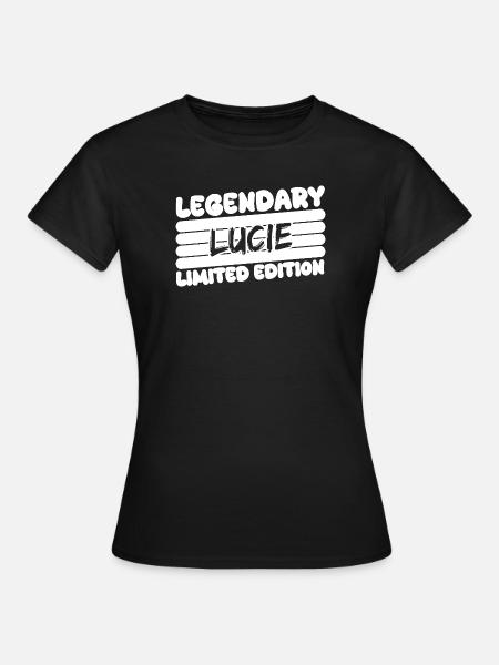 Legendary Lucie - Frauen T-Shirt - Schwarz
