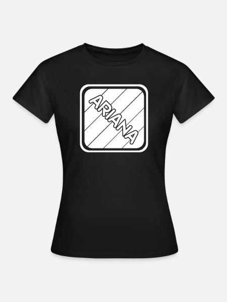 Ariana - Frauen T-Shirt - Schwarz