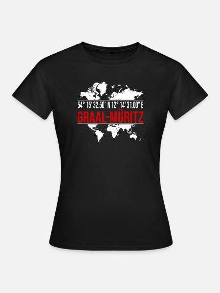 Graal-Müritz - Frauen T-Shirt - Schwarz