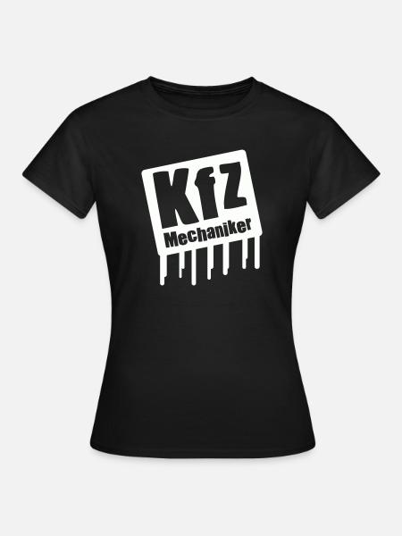 KIZ Mechaniker Logo - Frauen T-Shirt - Schwarz