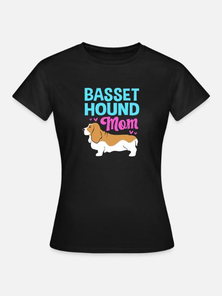 Basset Hound - Frauen T-Shirt - Schwarz