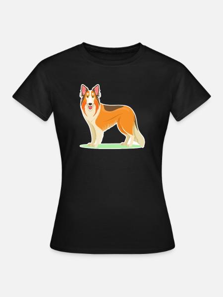 Silken Windhound - Frauen T-Shirt - Schwarz