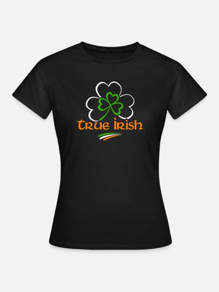 True Irish - Frauen T-Shirt - Schwarz