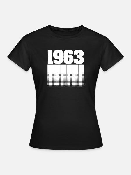 1963 - Frauen T-Shirt - Schwarz