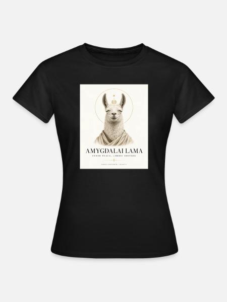 Amygdalai Lama – Psychologie und Meditationshumor - Frauen T-Shirt - Schwarz