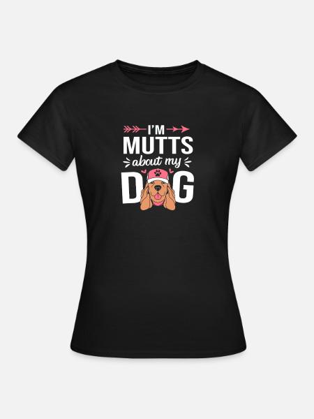 Cocker Spaniel Mama Hundemama - Frauen T-Shirt - Schwarz