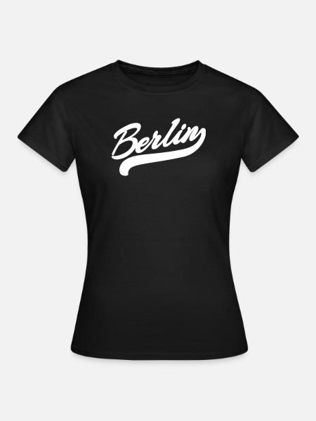 Berlin Retro - Frauen T-Shirt - Schwarz