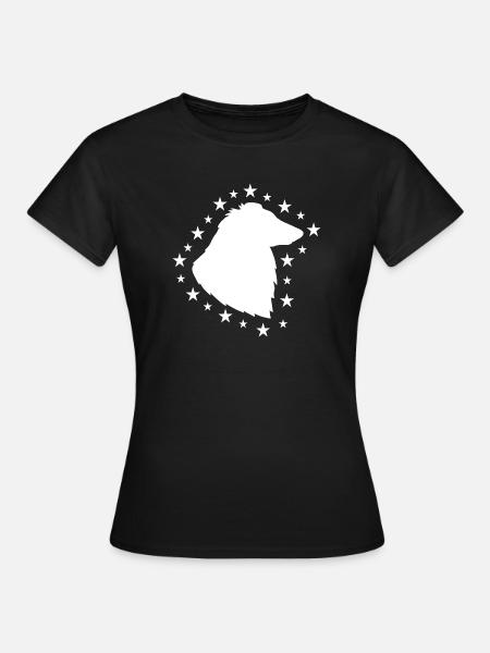 Collie - Frauen T-Shirt - Schwarz