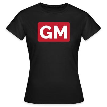 Chess Grandmaster Logo Chess Title Tournament icon - Women's T-Shirt - black - Front - AI Model Female 172 dark (172cm)