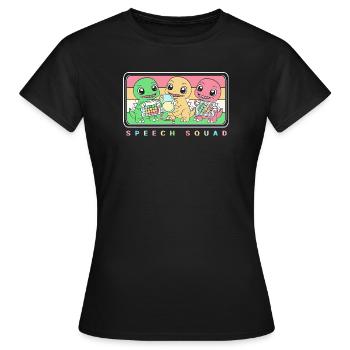 Speech Therapy Speech Therapist Speech Therapist - Women's T-Shirt - black - Front - AI Model Female 172 dark (172cm)