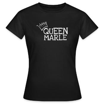 Marle - Frauen T-Shirt - Schwarz - Vorne - AI Model Female 172 dark (172cm)