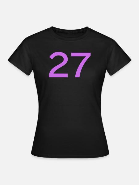 27 - Frauen T-Shirt - Schwarz