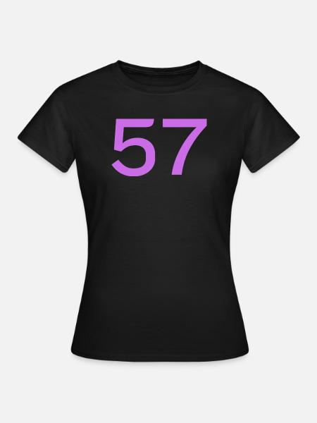 57 - Frauen T-Shirt - Schwarz