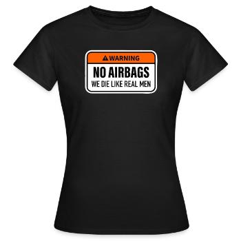 Dirt Bike Dirtfather Funny Biker Motocross-Moter - Frauen T-Shirt - Schwarz - Vorne - AI Model Female 172 dark (172cm)