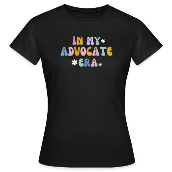 À mon époque d’avocat - T-shirt Femme - noir - Devant - AI Model Female 172 dark (172cm)