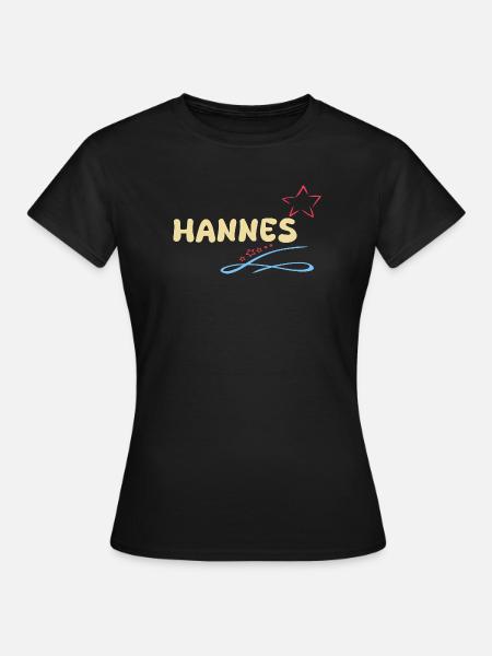 Sterne Hannes - Frauen T-Shirt - Schwarz