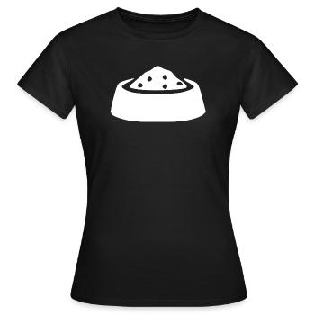 Napf Haustiere Geschenk - Frauen T-Shirt - Schwarz - Vorne - AI Model Female 172 dark (172cm)