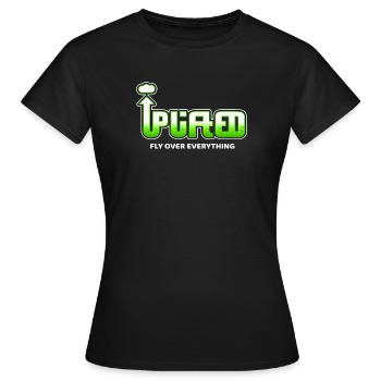 Uplifted - Fly Over Everything - Women's T-Shirt - black - Front - AI Model Female 172 dark (172cm)