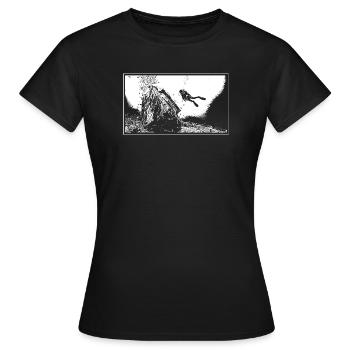 The wreck - Women's T-Shirt - black - Front - AI Model Female 172 dark (172cm)