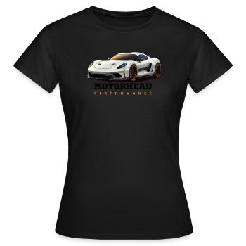 Performance Sports Car - Women's T-Shirt - black - Front - AI Model Female 172 dark (172cm)