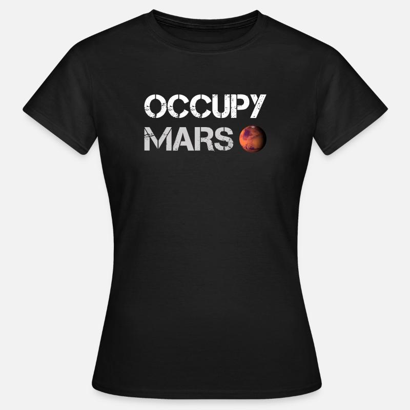 Occupy Mars (Space-X) - Women's T-Shirt - black