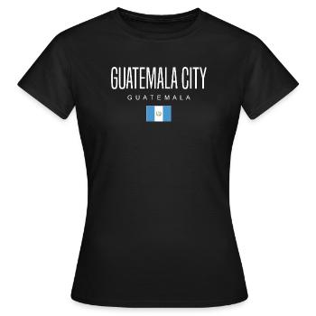 Guatemala Stadt Guatemala Guatemalteken - Frauen T-Shirt - Schwarz - Vorne - AI Model Female 172 dark (172cm)