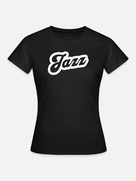 Jazzmusik-Logo - Frauen T-Shirt - Schwarz
