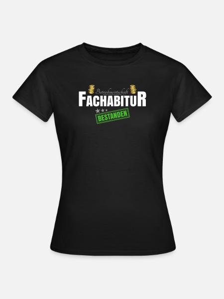 Betriebswirtschaft Fachabitur - Frauen T-Shirt - Schwarz