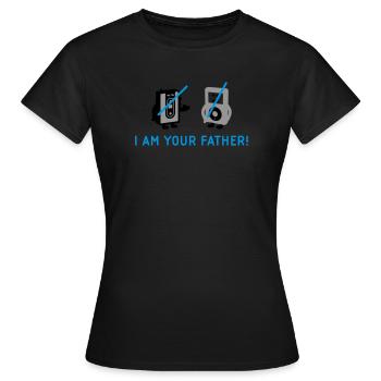 vs pod - Frauen T-Shirt - Schwarz - Vorne - AI Model Female 172 dark (172cm)