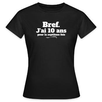 Geburtstag, 70. Geburtstag, ich werde 70 Jahre alt - Frauen T-Shirt - Schwarz - Vorne - AI Model Female 172 dark (172cm)