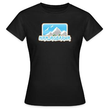 Cadeau pour Namjagbarwa - T-shirt Femme - noir - Devant - AI Model Female 172 dark (172cm)