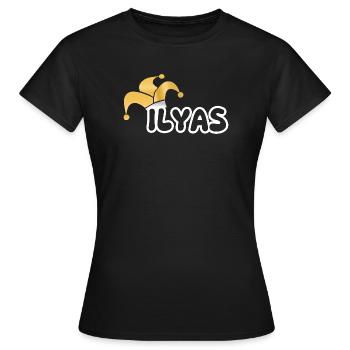 Fastnacht Ilyas - Frauen T-Shirt - Schwarz - Vorne - AI Model Female 172 dark (172cm)