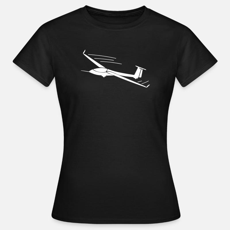 Glider glider pilot gift ideas - Women's T-Shirt - black
