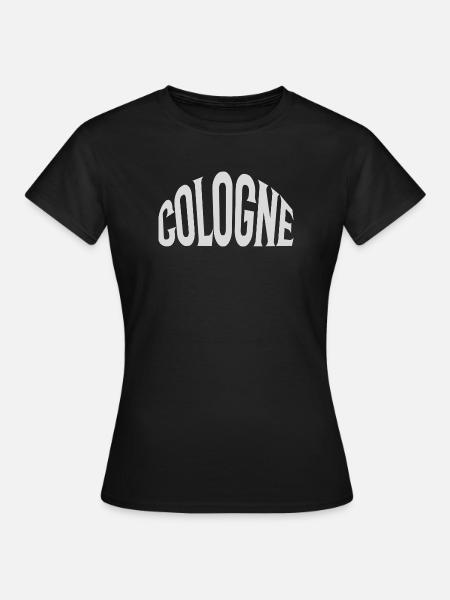 Cologne Köln - Frauen T-Shirt - Schwarz